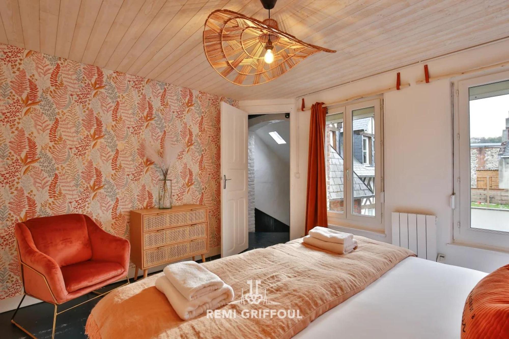 Villa L'Atelier d'Eléa - 4 - Indus-chic in the heart of Honfleur - 6 P Exterior foto